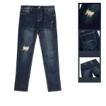 Quần Jeans Dài Nam Osl Aeroflex Deep-Black 95cm Jeans - 6874