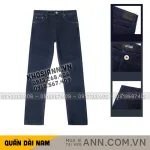 Quần Jeans Dài Nam Osl Aeroflex Deep-Black 95cm Jeans - 7158