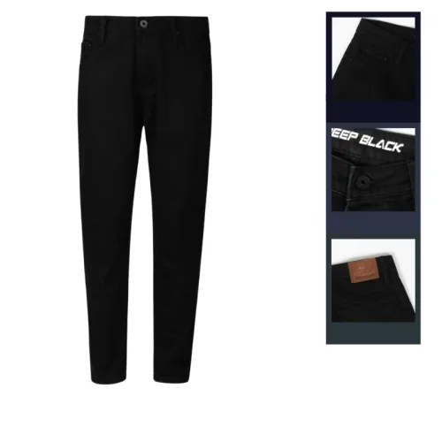 Quần Jeans Dài Nam Osl Aeroflex Deep-Black 95cm Jeans - 7362