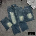Quần Jeans Nữ Ống Suông Vải Dày Mềm Không Co Giãn Tôn Dáng Bền Đẹp - 5641