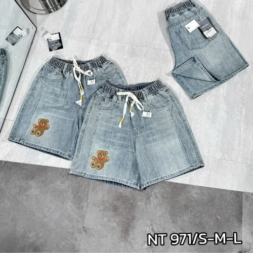 Quần Jeans Nữ Trơn Ống Rộng - Quần Ống Suông Jean Nữ - Quần Short Rách Vải Dày Mềm Không Co Giãn - Nhiều Mẫu