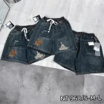 Quần Jeans Nữ Trơn Ống Rộng - Quần Ống Suông Jean Nữ - Quần Short Rách Vải Dày Mềm Không Co Giãn - Nhiều Mẫu