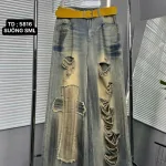 Quần Jeans Nữ Trơn Ống Rộng - Quần Ống Suông Jean Nữ - Quần Short Rách Vải Dày Mềm Không Co Giãn - Nhiều Mẫu