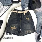 Quần Jeans Nữ Trơn Ống Rộng - Quần Ống Suông Jean Nữ - Quần Short Rách Vải Dày Mềm Không Co Giãn - Nhiều Mẫu