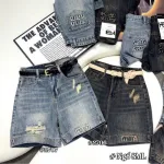 Quần Jeans Nữ Trơn Ống Rộng - Quần Ống Suông Jean Nữ - Quần Short Rách Vải Dày Mềm Không Co Giãn - Nhiều Mẫu