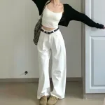 Quần Jeans Nữ Trơn Ống Rộng - Quần Ống Suông Jean Nữ - Quần Short Rách Vải Dày Mềm Không Co Giãn - Nhiều Mẫu