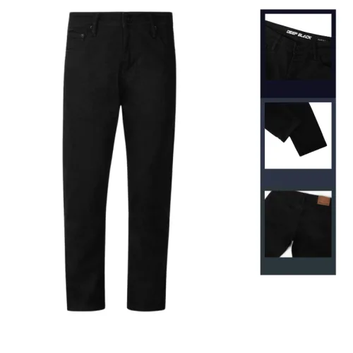 Quần Jeans Osl Aeroflex Deep-Black 95cm Jeans - 7356