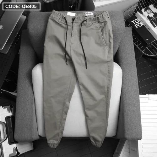 Quần Jogger Kaki Nam Cao Cấp Phối Dây Rút (Có size 3XL)