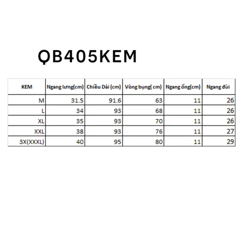 Quần Jogger Kaki Nam Co Giãn Màu Kem