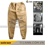 Quần Jogger Kaki Nam Rurumen Cao Cấp