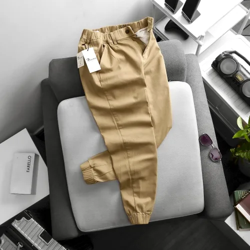 Quần Jogger Kaki Nam Rurumen Cao Cấp