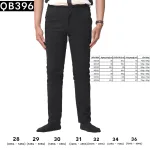 Quần Kaki Dài Nam Co Giãn Màu Đen