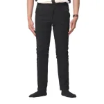 Quần Kaki Dài Nam Co Giãn Màu Đen