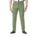 Quần Kaki Dài Nam Co Giãn Màu Xanh Rêu