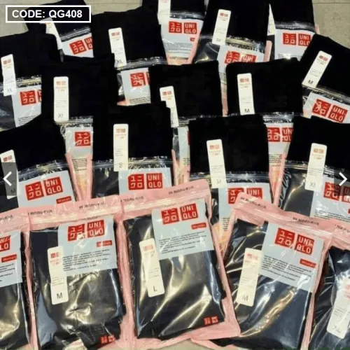 Quần Leggin nữ 2 túi sau màu đen kèm túi cao cấp
