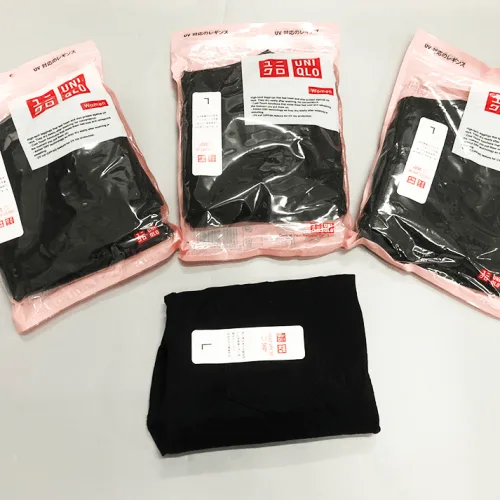 Quần Leggin nữ 2 túi sau màu đen kèm túi cao cấp