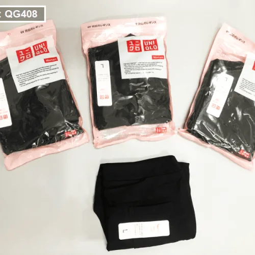 Quần Leggin nữ 2 túi sau màu đen kèm túi cao cấp