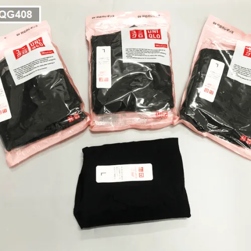 Quần Leggin nữ 2 túi sau màu đen kèm túi cao cấp