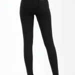 Quần Leggin nữ 2 túi sau màu đen kèm túi cao cấp
