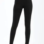 Quần Leggin nữ 2 túi sau màu đen kèm túi cao cấp