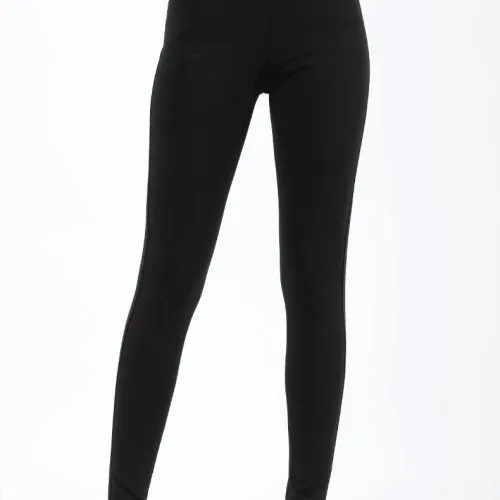 Quần Leggin nữ 2 túi sau màu đen kèm túi cao cấp