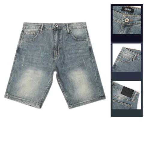 Quần Short Jeans Nam Denim Nam Diagonal Old Sailor - 7146