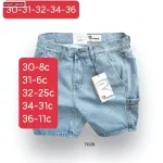 Quần Short Jeans Nam Rurumen Cao Cấp Chất Liệu Co Giãn (Có size 36)