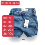 Quần Short Jeans Nam Rurumen Cao Cấp Chất Liệu Co Giãn (Có size 36)