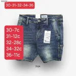 Quần Short Jeans Nam Rurumen Cao Cấp Chất Liệu Co Giãn (Có size 36)