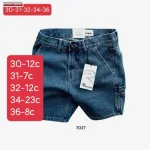 Quần Short Jeans Nam Rurumen Cao Cấp Chất Liệu Co Giãn (Có size 36)