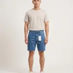 Quần Short Jeans Nam Rurumen Cao Cấp Chất Liệu Co Giãn (Có size 36)
