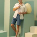 Quần Short Jeans Nam Rurumen Cao Cấp Chất Liệu Co Giãn (Có size 36)