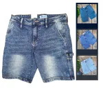 Quần Short Jeans Nam Rurumen Cao Cấp Chất Liệu Co Giãn (Có size 36)