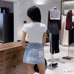 Quần Short Jeans Nữ - Quần Jeans Ống Suông - Quần Bí Ngô - Váy Ngắn Nữ Dễ Thương Vải Đẹp Dày Mềm Không Co Giãn