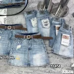 Quần Short Jeans Nữ - Quần Jeans Ống Suông - Quần Bí Ngô - Váy Ngắn Nữ Dễ Thương Vải Đẹp Dày Mềm Không Co Giãn