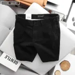 Quần Short Kaki Co Giãn Phối Nút Cao Cấp (Có Size 36)