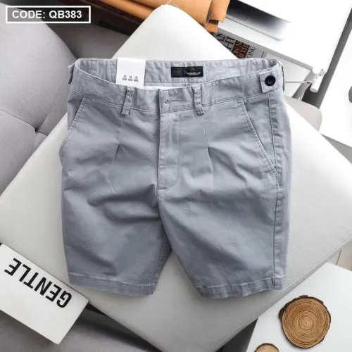 Quần Short Kaki Co Giãn Phối Nút Cao Cấp (Có Size 36)