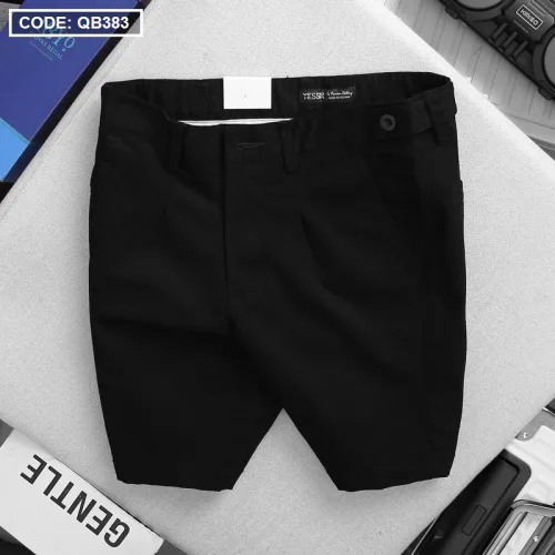 Quần Short Kaki Co Giãn Phối Nút Cao Cấp (Có Size 36)
