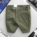 Quần Short Kaki Co Giãn Phối Nút Cao Cấp (Có Size 36)
