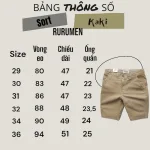 Quần Short Kaki Nam Cao Cấp Rurumen