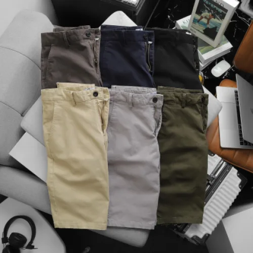 Quần Short Kaki Nam Chất Co GiãnCao Cấp