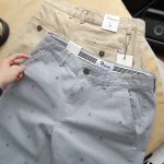 Quần Short Kaki Nam Co Giãn Rurumen In Hoạ Tiết Nhí