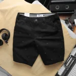 Quần Short Kaki Nam Co Giãn Rurumen In Hoạ Tiết Nhí