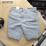 Quần Short Kaki Nam Co Giãn Rurumen In Hoạ Tiết Nhí