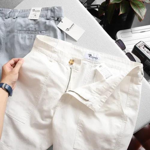 Quần Short Kaki Nam Túi Kiểu Rurumen