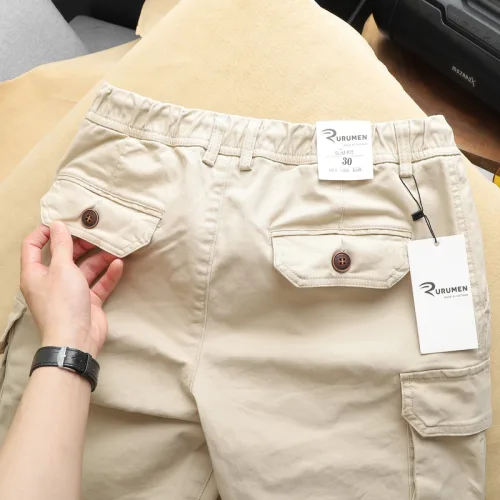 Quần Short Kaki Túi Hộp Rurumen