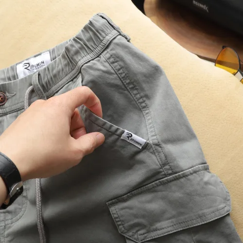 Quần Short Kaki Túi Hộp Rurumen