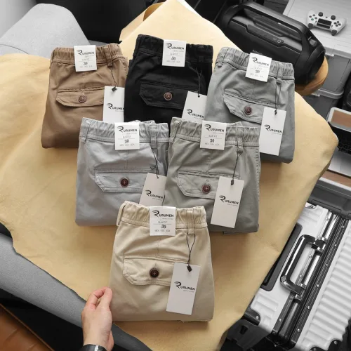 Quần Short Kaki Túi Hộp Rurumen