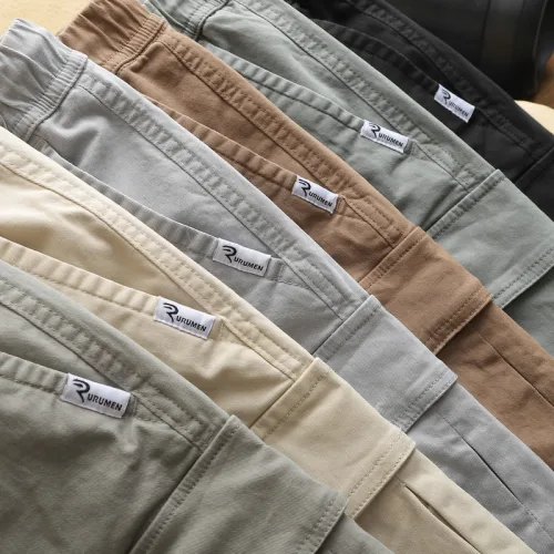 Quần Short Kaki Túi Hộp Rurumen