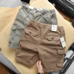 Quần Short Kaki Túi Hộp Rurumen